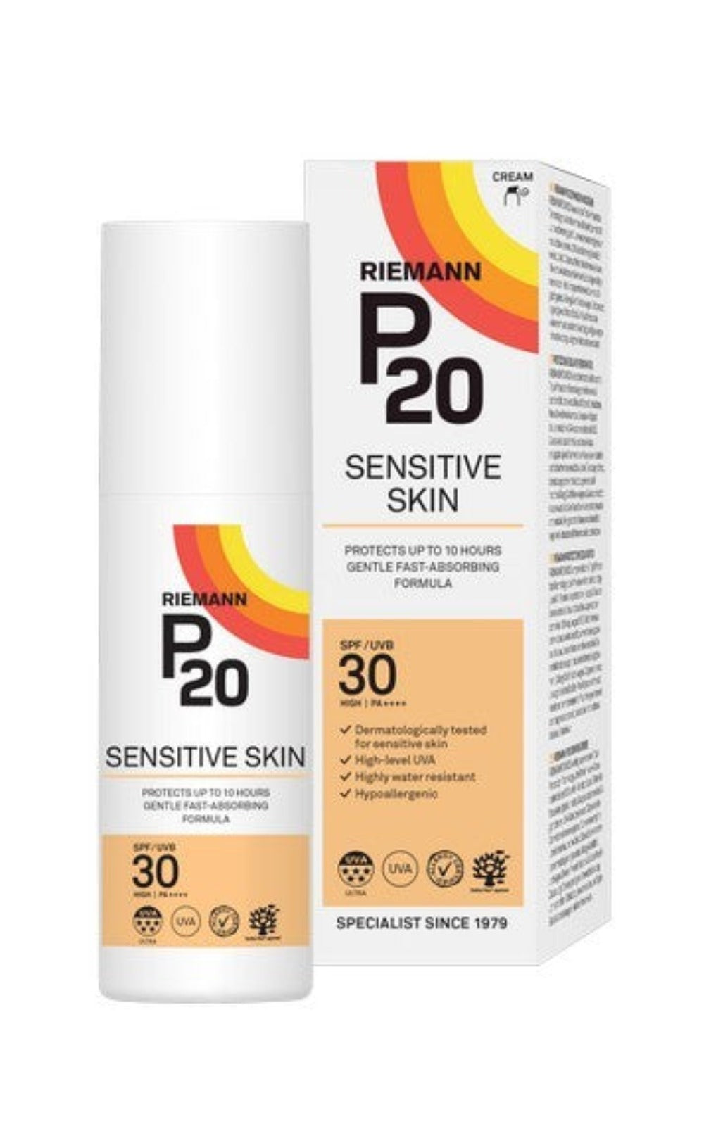 P20 Sensitive Skin Cream SPF30 100ml-with box