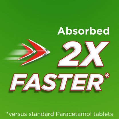 Panadol Actifast Pain Relief Tablets Paracetamol 500mg 10s