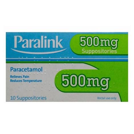 Paralink 500mg Suppositories 