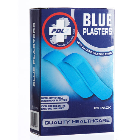 Pharmacare Blue Plasters 25 Pack