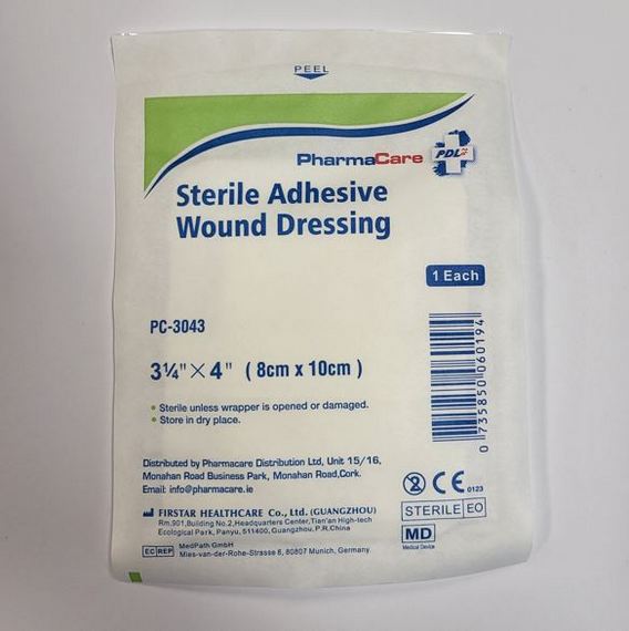 Pharmacare Sterile Adhesive Wound Dressing 8cm x 10cm McCabes Pharmacy Pharmacare Sterile Adhesive Wound Dressing 8cm x 10cm McCabes Pharmacy