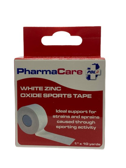 PharmaCare Zinc Oxide Tape - 1&quot; x 10yd Box