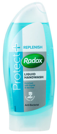 Radox Protect+ Replenish Anti Bacterial Handwash Thyme &amp; Tea Tree 250ml
