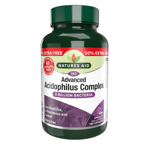 Natures Aid Acidophilus Complex 120 +50% FREE