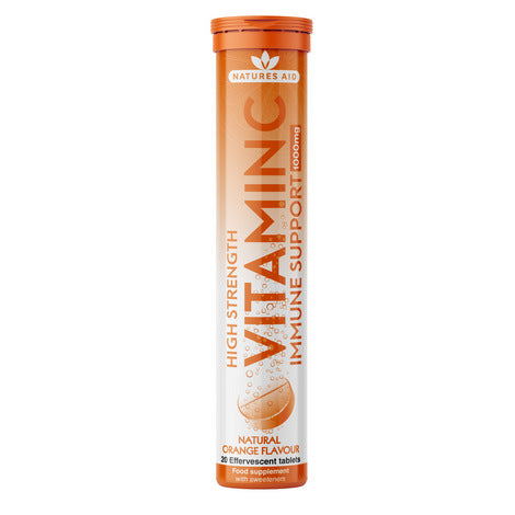 Natures Aid Vitamin C 1000mg Effervescent One a Day 20s