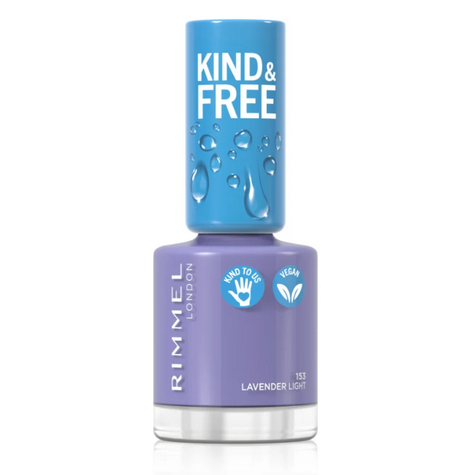 Rimmel Kind &amp; Free Nail Polish 8Ml-Lavender Light