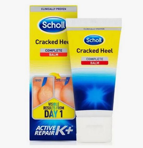 Scholl Cracked Heel Repair Cream Active Repair K+ 60ml With Box
