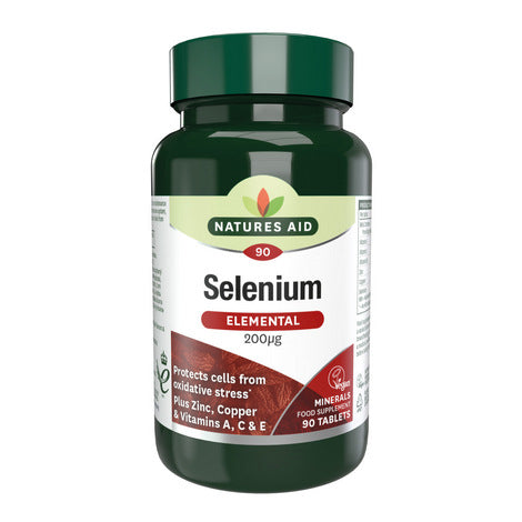 Natures Aid Selenium 200ug, with Zinc and Vitamins A, C &amp; E (90)