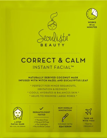 Seoulista Correct and Calm Instant Facial