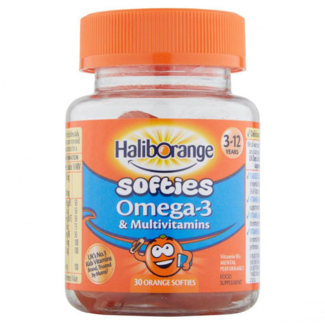 Seven Seas Haliborange Softies Omega-3 Orange 30&