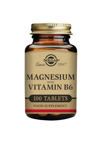 Solgar Magnesium with Vitamin B6 Tablets 100s