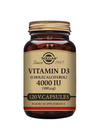 Solgar Vitamin D3 4000 IU (100 µg) Vegetable Capsules 120s