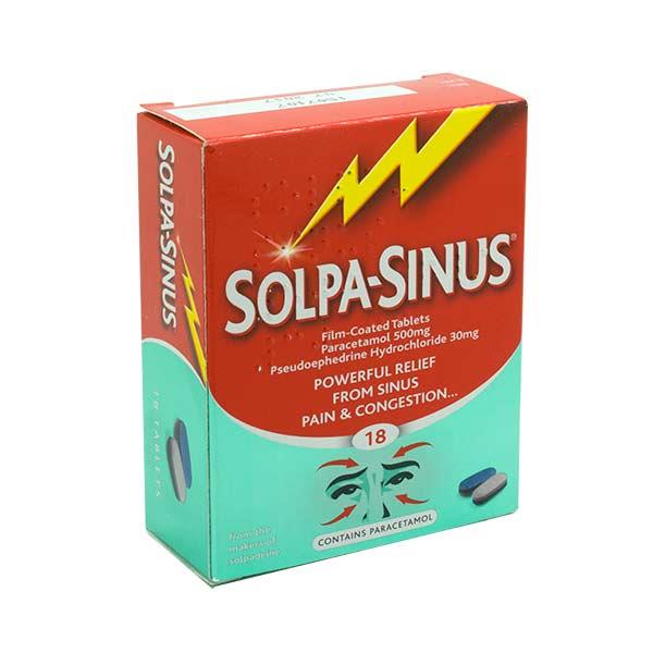 Solpa-Sinus - Tablets 18 Pack