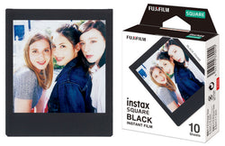 Fujifilm Instax Square Colour Film with Black Frame 10 Sheets (10PACK) Fujifilm Instax Square Colour Film with Black Frame 10 Sheets (10PACK)