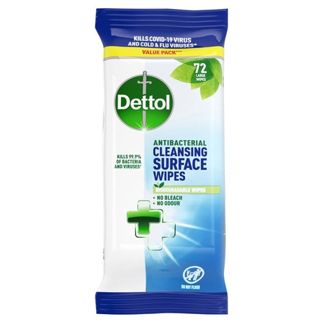 Dettol Surface Cleanser Wipes 72s
