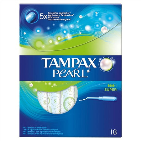Tampax Pearl Super Tampons 18 Pack
