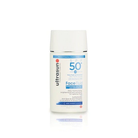 Ultrasun 50+spf Anti Pollution Face Fluid 40ml-Bottle