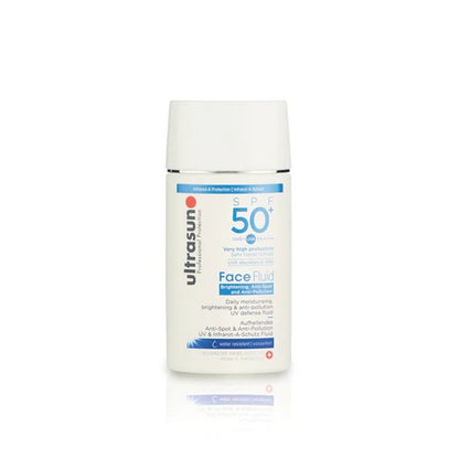 Ultrasun 50+spf Anti Pollution Face Fluid 40ml-Bottle