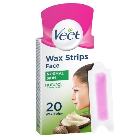Veet Natural Inspirations Face Precision Wax Strips (20s)