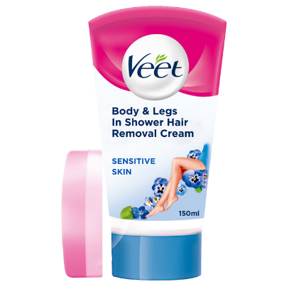 Veet  In Shower Hair Removal Cream - Sensitive 150ml Front