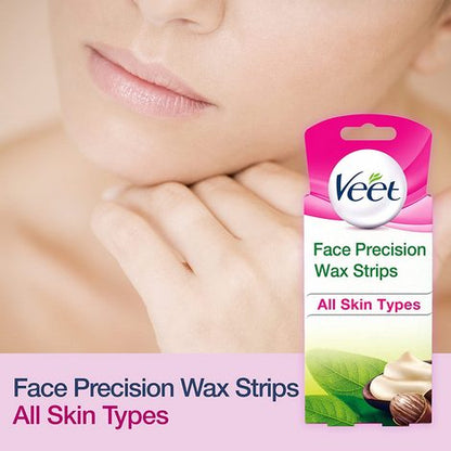 Veet Natural Inspirations Face Precision Wax Strips 20s