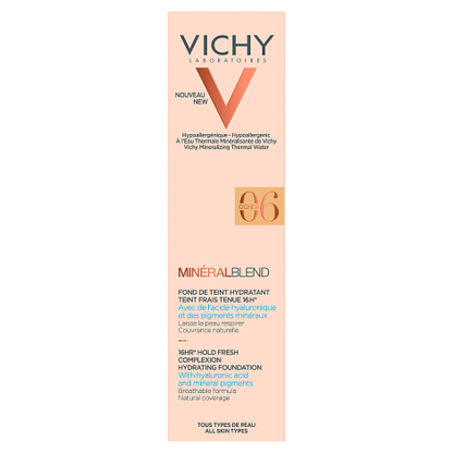 Vichy Mineralblend Foundation 06 Ocher 30Ml-box