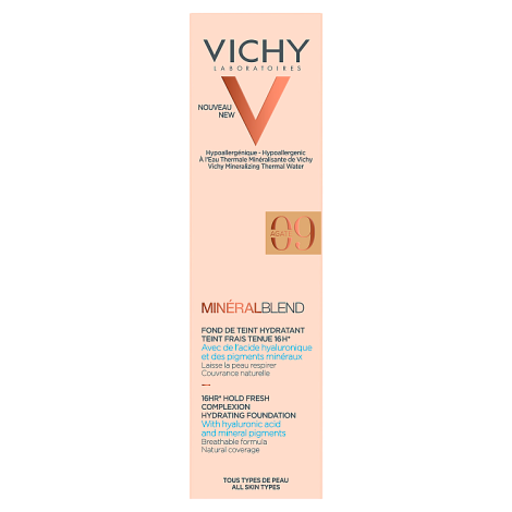 Vichy Mineralblend Foundation 09 Agate 30Ml box