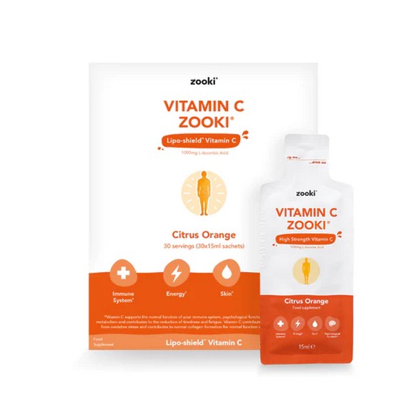 YourZooki Liposomal Vitamin C 1000mg 30 x 15ml Sachets