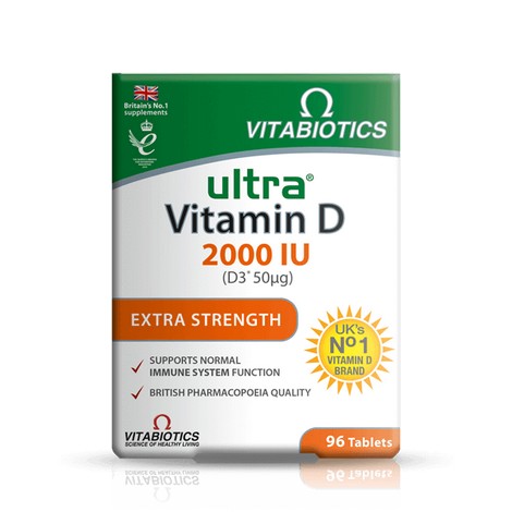 Vitabiotics Ultra D3 Vitamin D3 2000Iu 50Ug