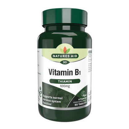Natures Aid Vitamin B1 Thiamin Hydrochloride 100mg (90)