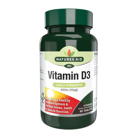 Natures Aid Vitamin D3 400iu 90 Tablets