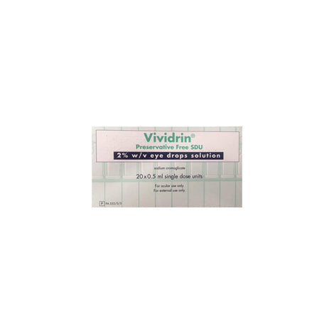 Vividrin Eye Drops Solution Vials