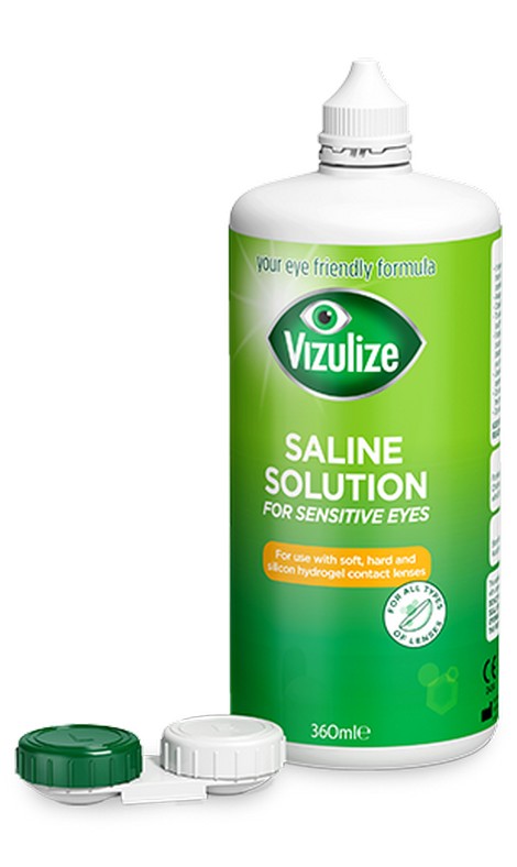 Vizulize Saline Solution For Sensitive Eyes 360ml| Fast Dispatch*
