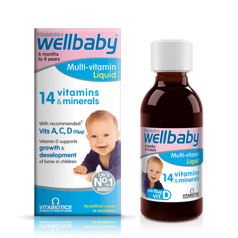Vitabiotic Wellbaby Multi-vitamin Liquid 150ml